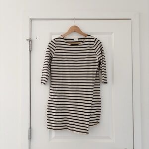 Boob Design Striped Organic Cotton Maternity Tunic Dress Nursing